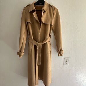 Stylish Tan Zara Trench Coat